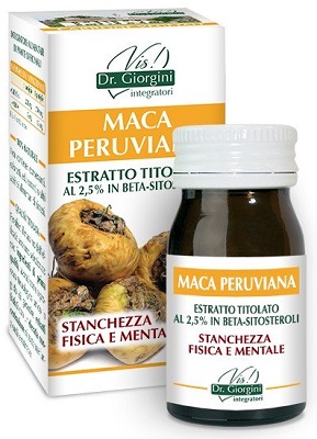 Vis Dr. Giorgini Maca Peruviana Integratore Estratto Titolato per Energia e Vitalità 60 Pastiglie