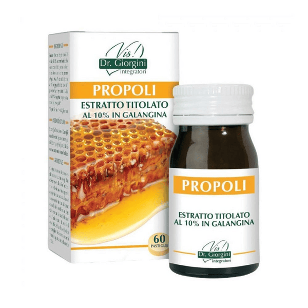 Vis Dr. Giorgini Propoli Integratore Estratto Titolato per le Difese Immunitarie 60 Pastiglie