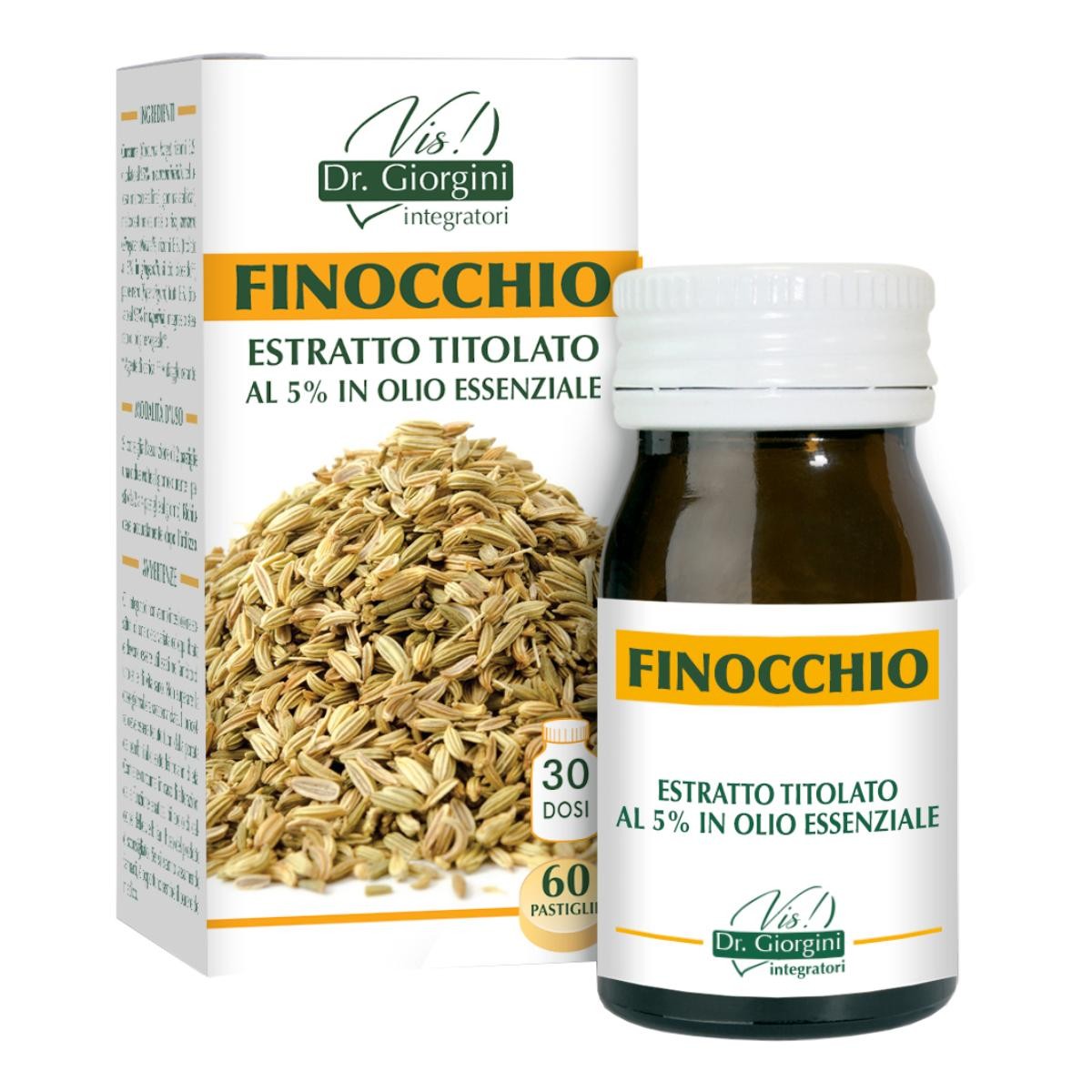 Finocchio Estratto Titolato 60 Pastiglie pz — confronto prezzi