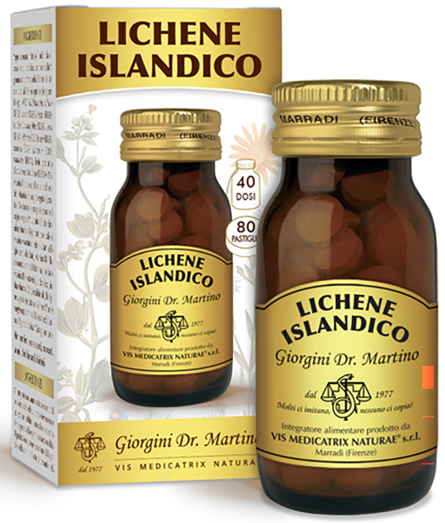 Lichene islandico 80 past.