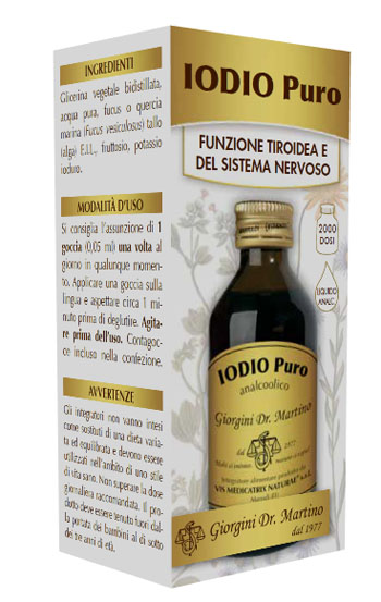 Dr.giorgini Ser-vis Iodio Puro Analcolico 100 Ml