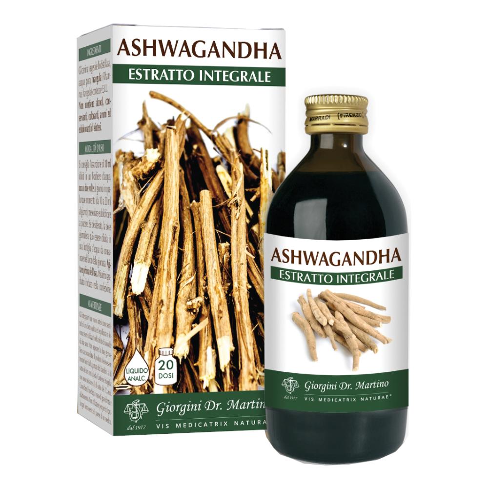 Dr.giorgini Ser-vis Ashwagandha Estratto Integrale Liquido Analcolico 200 Ml