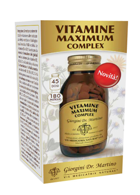 Vitamine maximum compl 180past — confronto prezzi