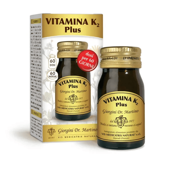 Dr. Giorgini Vitamina K2 Plus Integratore in Pastiglie, 60 Unità