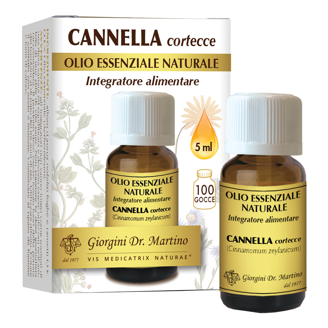 Cannella cortecce olio essenziale naturale 5 ml — confronto prezzi