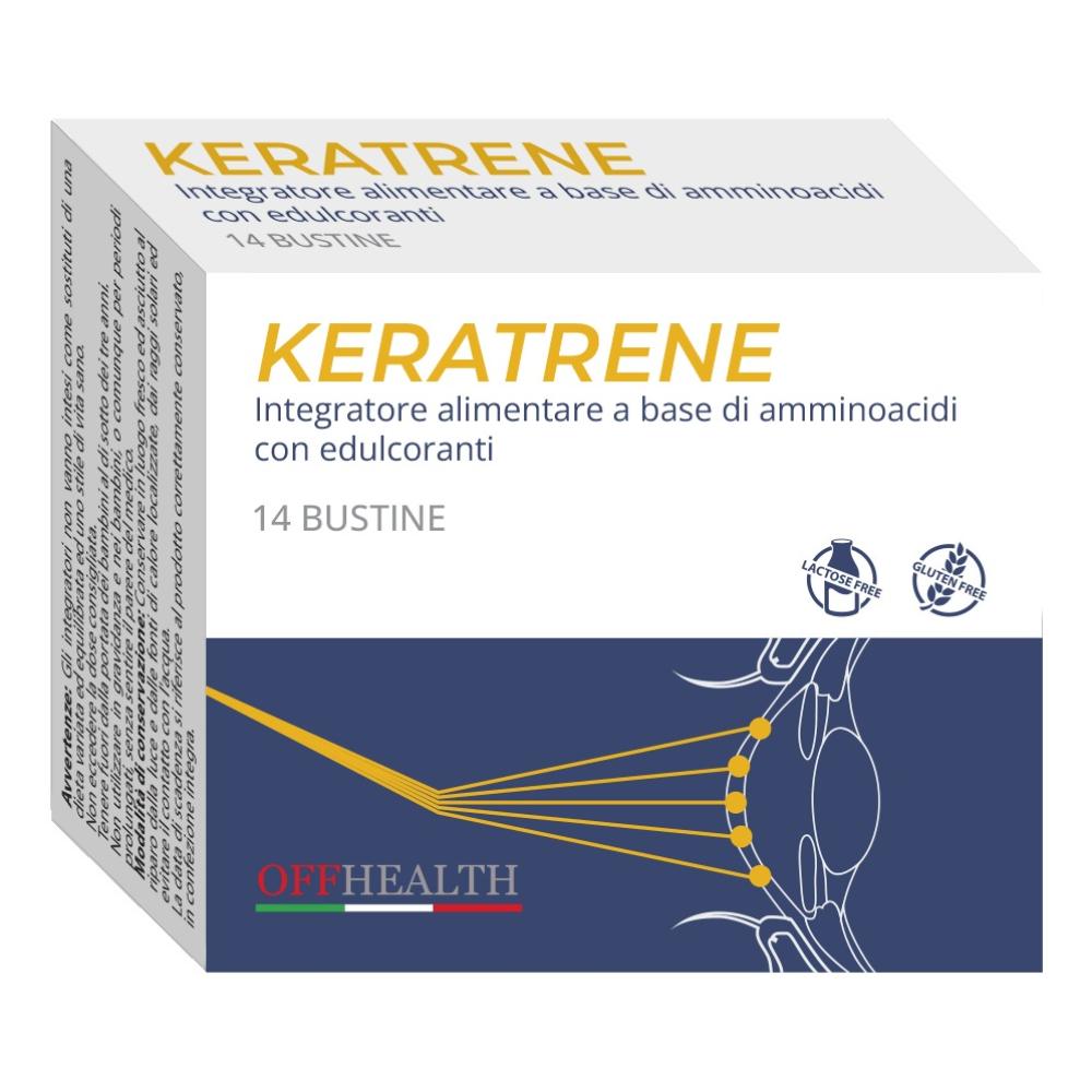 Offhealth Keratrene - Integratore di aminoacidi per la funzionalità muscolare, 14 bustine
