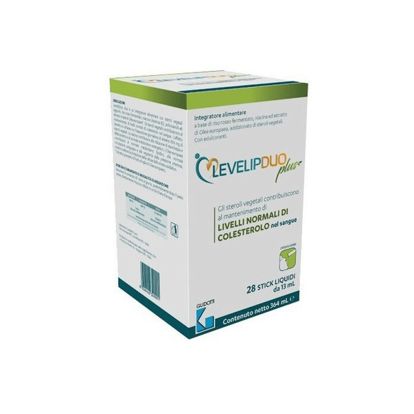 Levelip Duo Plus Integratore per il Colesterolo 28 Stick
