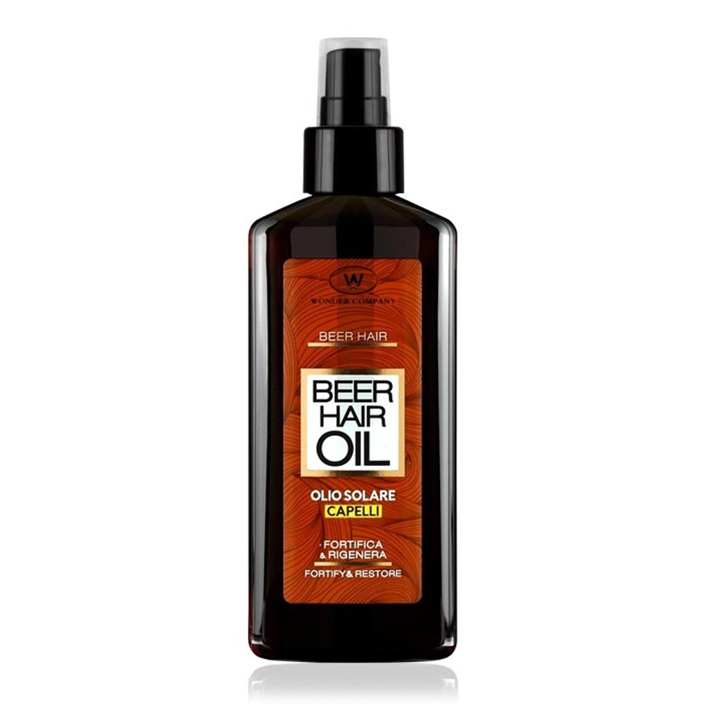 LR Wonder Beer - Hair Oil Olio Solare per Capelli alla Birra, 100ml