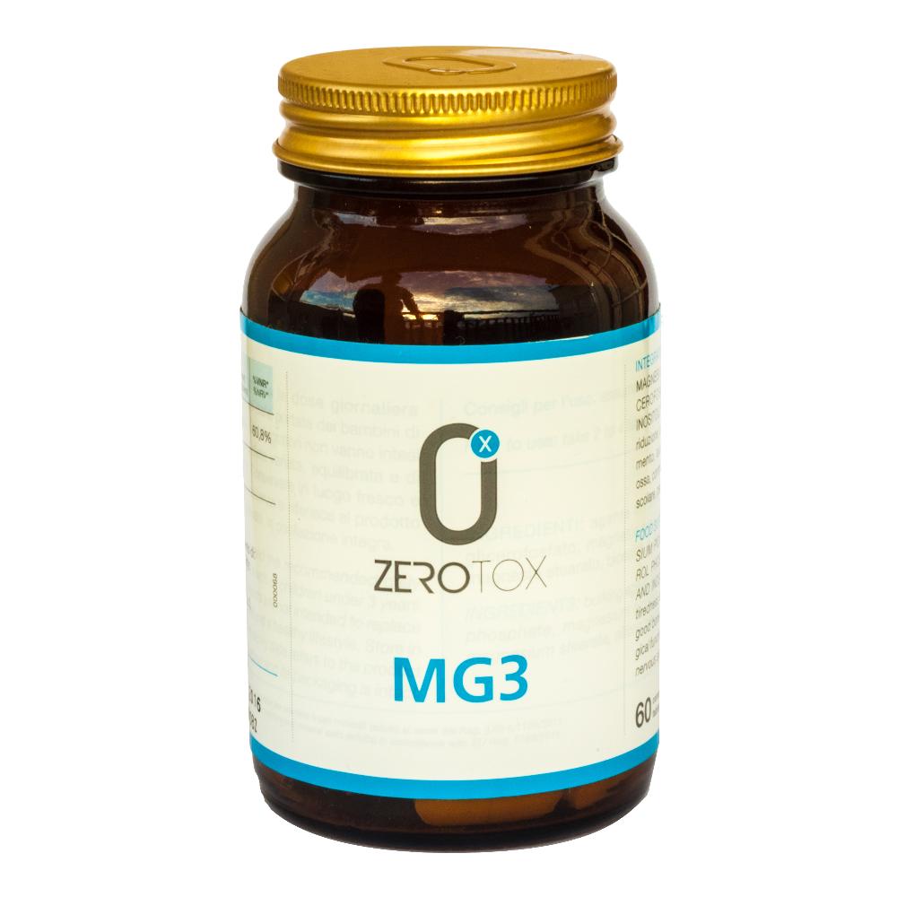 Zerotox Mg3 Integratore Alimentare Utile Per Il Sistema Nervoso 60 Compresse