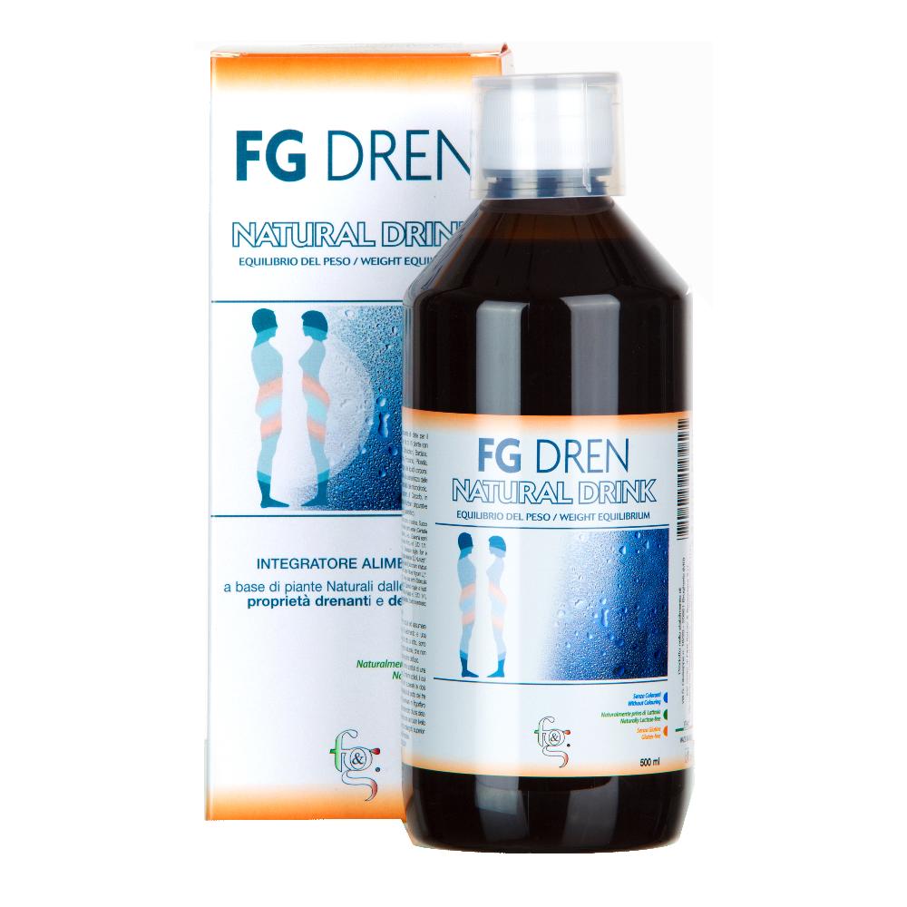 Fg Dren Integratore Per Il Drenaggio Dei Liquidi E L'equilibrio Del Peso Corporeo 500ml — confronto prezzi