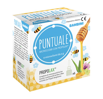 Nova Argentia Puntuale Microclismi Con Propolax Per Bambini, 6 Microclismi Da 5g