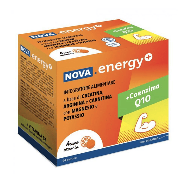 Nova Energy+ Integratore Supporto Energetico e Muscolare 24 bustine