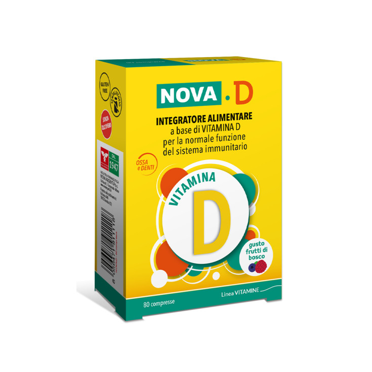 Nova Argentia Nova.D Integratore Alimentare, 80 compresse