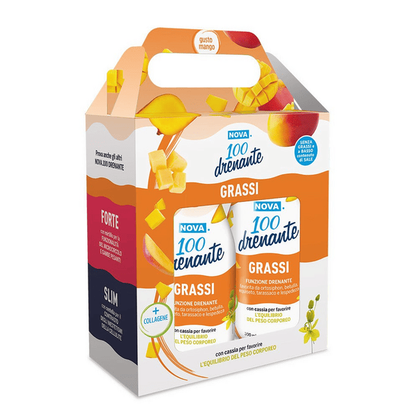 Nova 100 Drenante Grassi Mango BIPACCO 300ml + 300ml