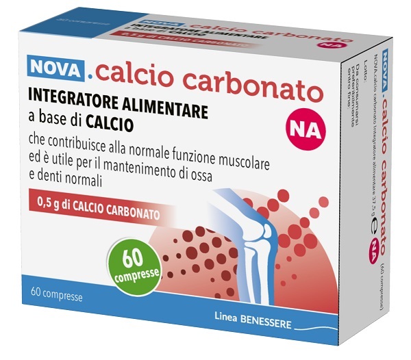 nova calcio carb na0,5g 60cpr — confronto prezzi