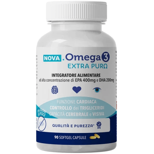 Nova Omega 3 90 softgel Integratore per Cuore&Colesterolo EPA/DHA