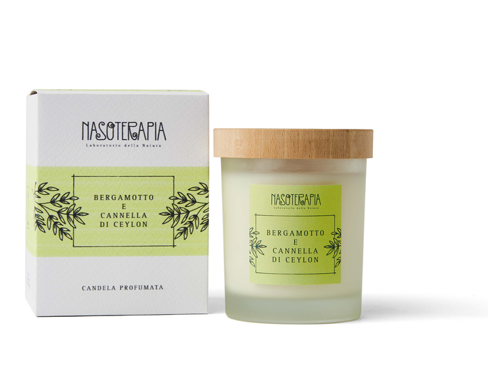 Nasoterapia Candela Profumata - Bergamotto E Cannella Di Ceylon, 180g