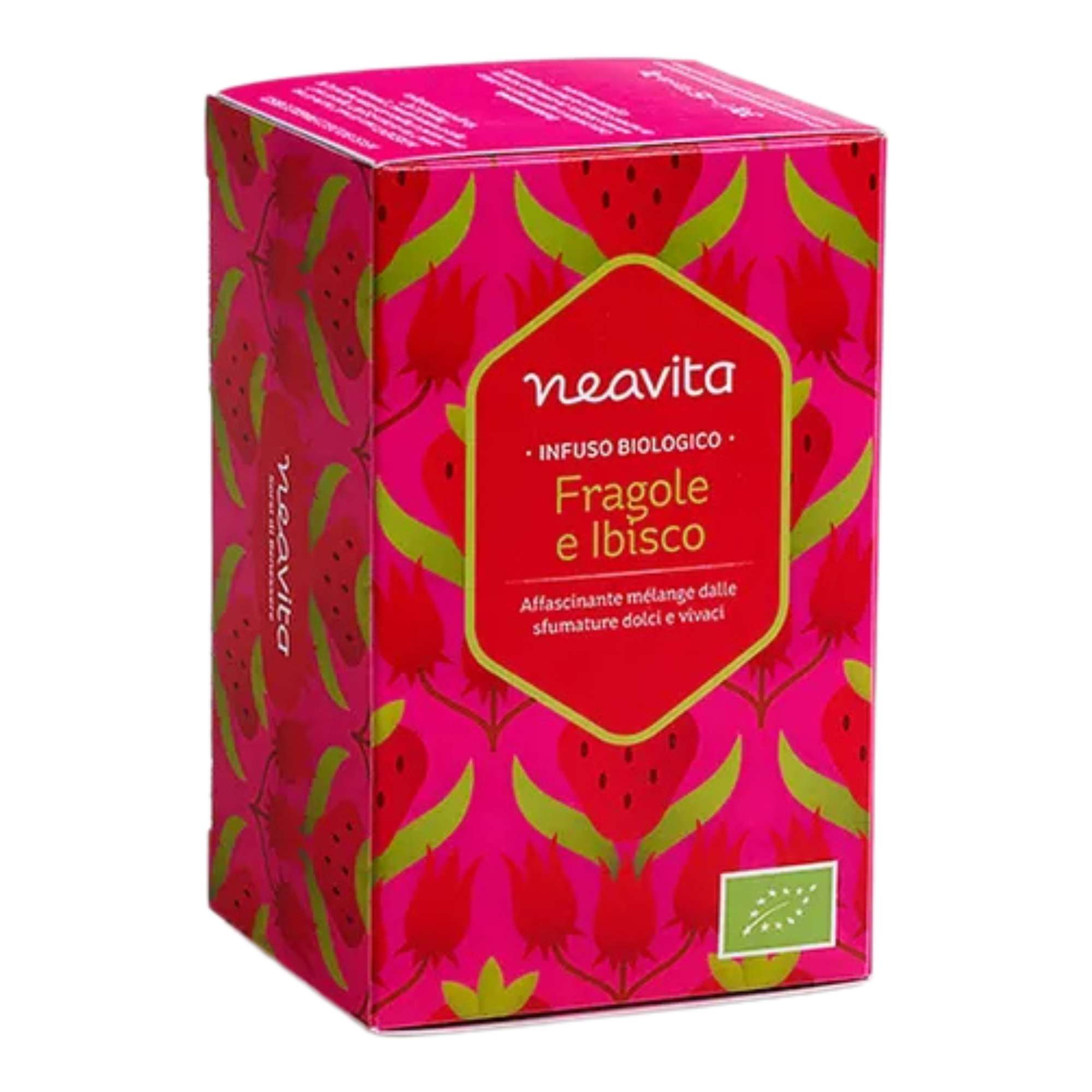 Neavita Fragole e Ibisco Infuso Biologico, 15 Filtri