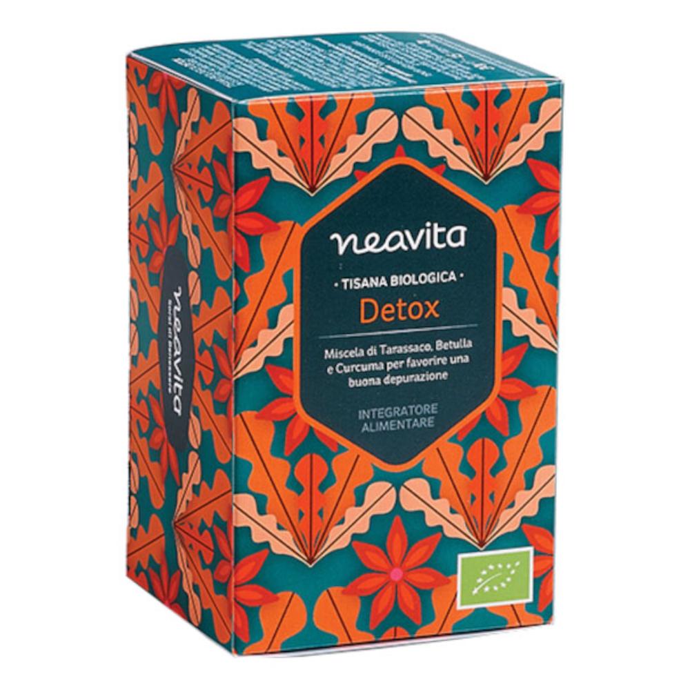 Neavita Detox Tisana Biologica Integratore Alimentare, 15 filtri