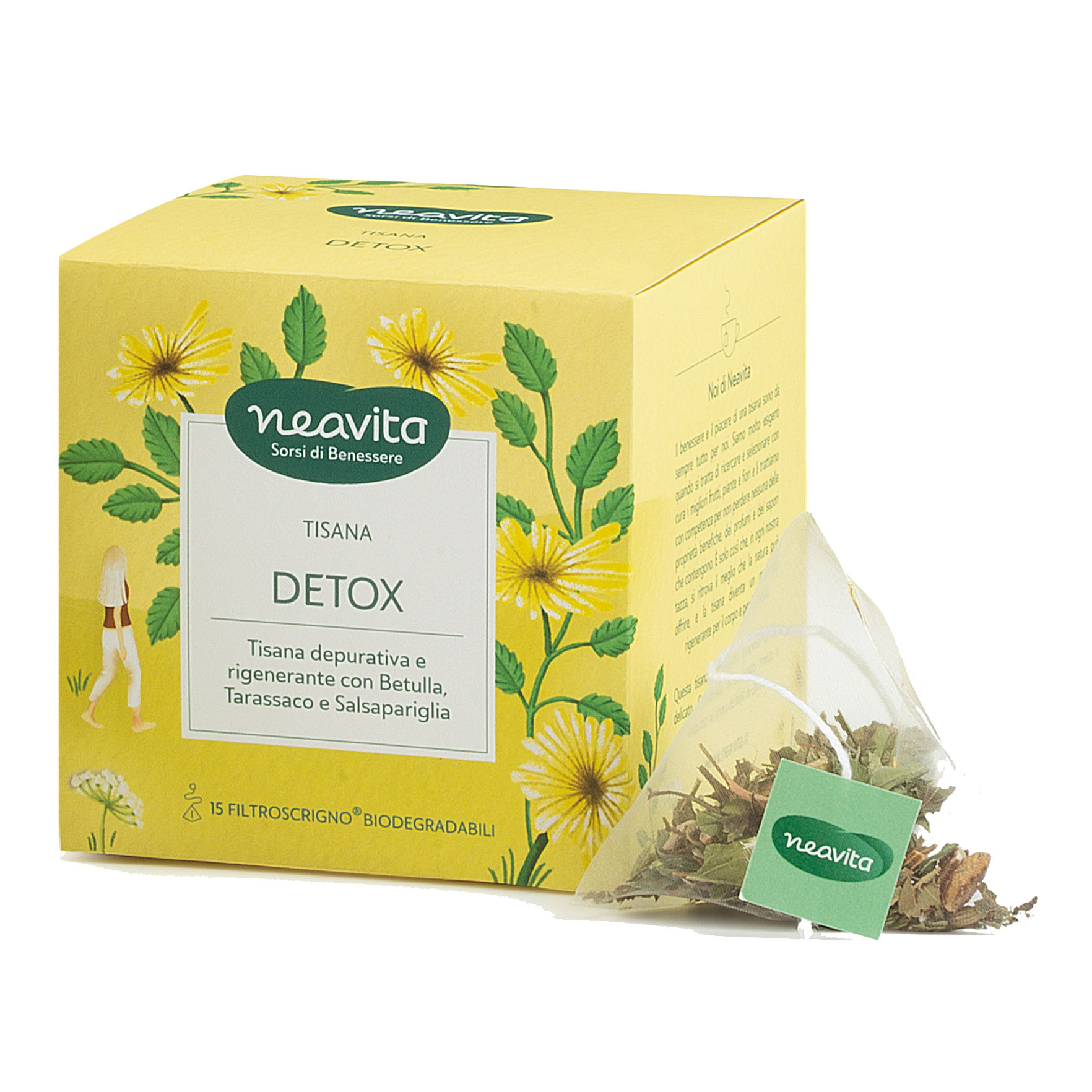 Neavita Filtroscrigno Tisana Start-Up Detox 15 Filtri