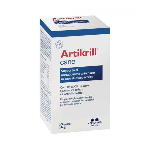 Nbf Lanes Artikrill Integratore Articolare Cane 200 Perle — confronto prezzi