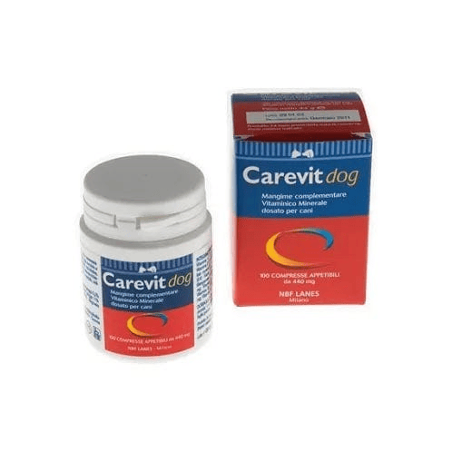 Nbf Lanes Carevit Dog Integratore Vitaminico Cani 100 Compresse