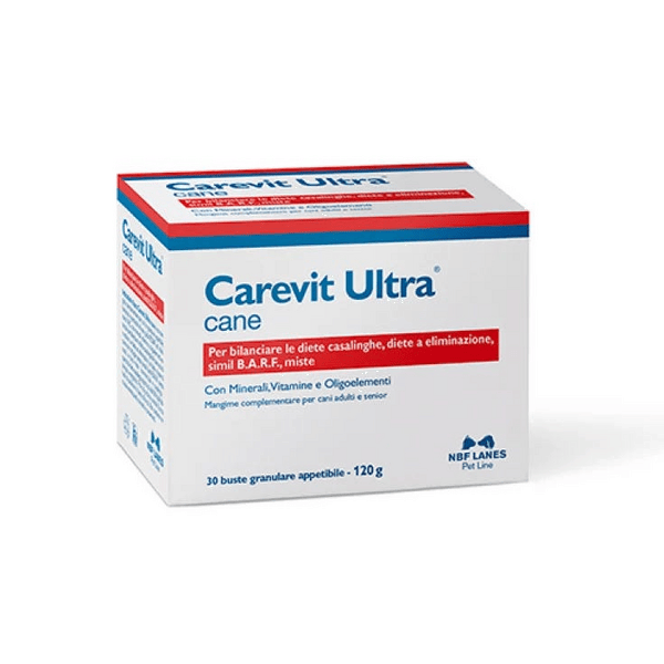 Nbf Lanes Carevit Ultra Integratore Granulare Per Cani Adulti e Senior 30 buste — confronto prezzi