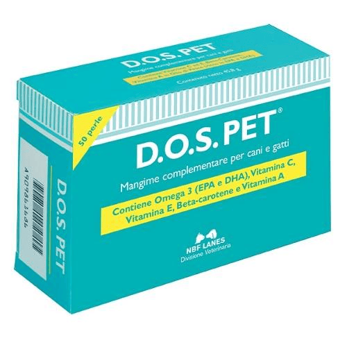 Nbf Lanes Dos Pet Mangime Vitaminico Per La VIsta Cani E Gatti 50 Perle
