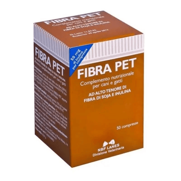 Nbf Lanes Fibra Pet Integratore di Fibre Cani E Gatti 50 Compresse — confronto prezzi