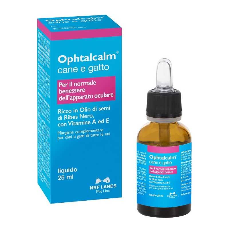 Nbf Lanes Ophtal Calm Gocce Orali Lenitive Occhi Infiammati Cani E Gatti 25 ml — confronto prezzi