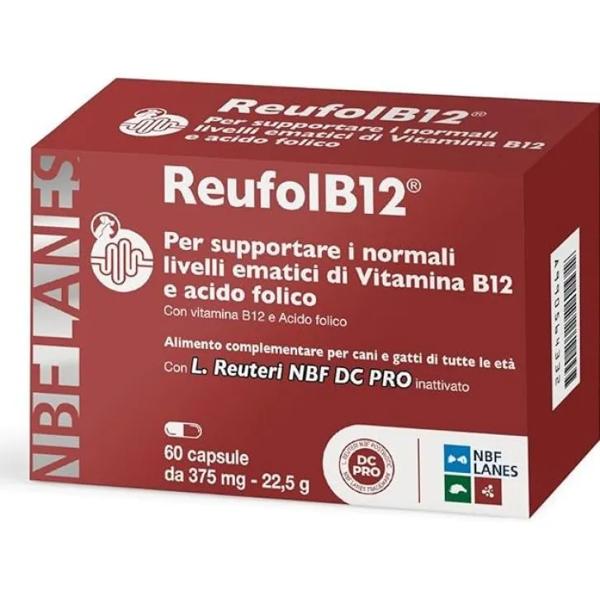 N B F Lanes Reufolb12 Integratore Alimentare per Animali 60 Capsule in Confezione