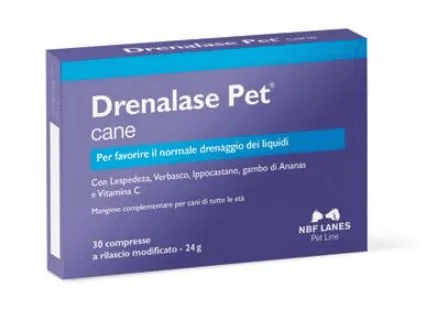 Drenalase Pet Cane Mangime Complementare Drenaggio dei Liquidi 20 Compresse — confronto prezzi