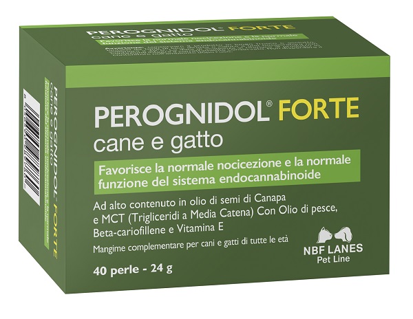 Perognidol Forte 40 Perle Mangime Complementare Favorisce la Nocicezione Cani e Gatti