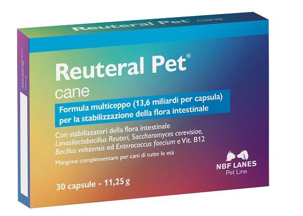 Reuteral Pet Cane Mangime Complementare Probiotico per Flora Intestinale Cani 30 Capsule — confronto prezzi