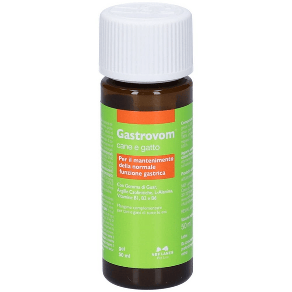 Gastrovom Cane Gatto Mangime Complementare Gastrointestinale Gel 50ml