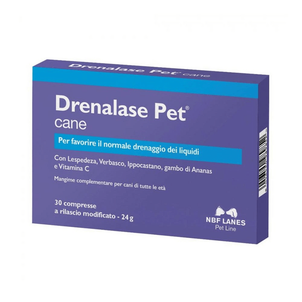 Drenalase Pet Cane Integratore per il Drenaggio dei Liquidi 30 compresse
