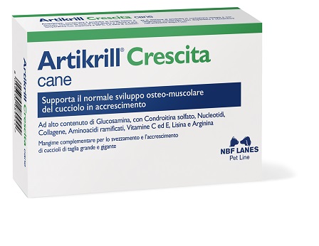 Artikrill Crescita Mangime Complementare per lo Sviluppo Articolare dei Cuccioli 90 Compresse