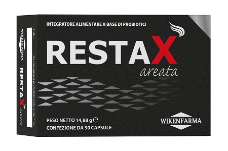 Wikenfarma Restax - Integratore probiotico per la caduta dei capelli, 30 capsule