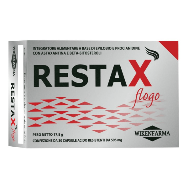 Restax Flogo Integratore Alopecia Androgenetica 30 Capsule