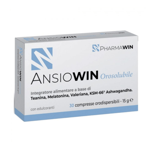 Ansiowin Orosolubile Integratore Sonno 30 Compresse