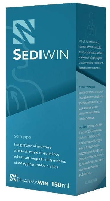 Pharmawin Sediwin - Sciroppo con miele di eucalipto per il benessere della gola, 150 ml — confronto prezzi