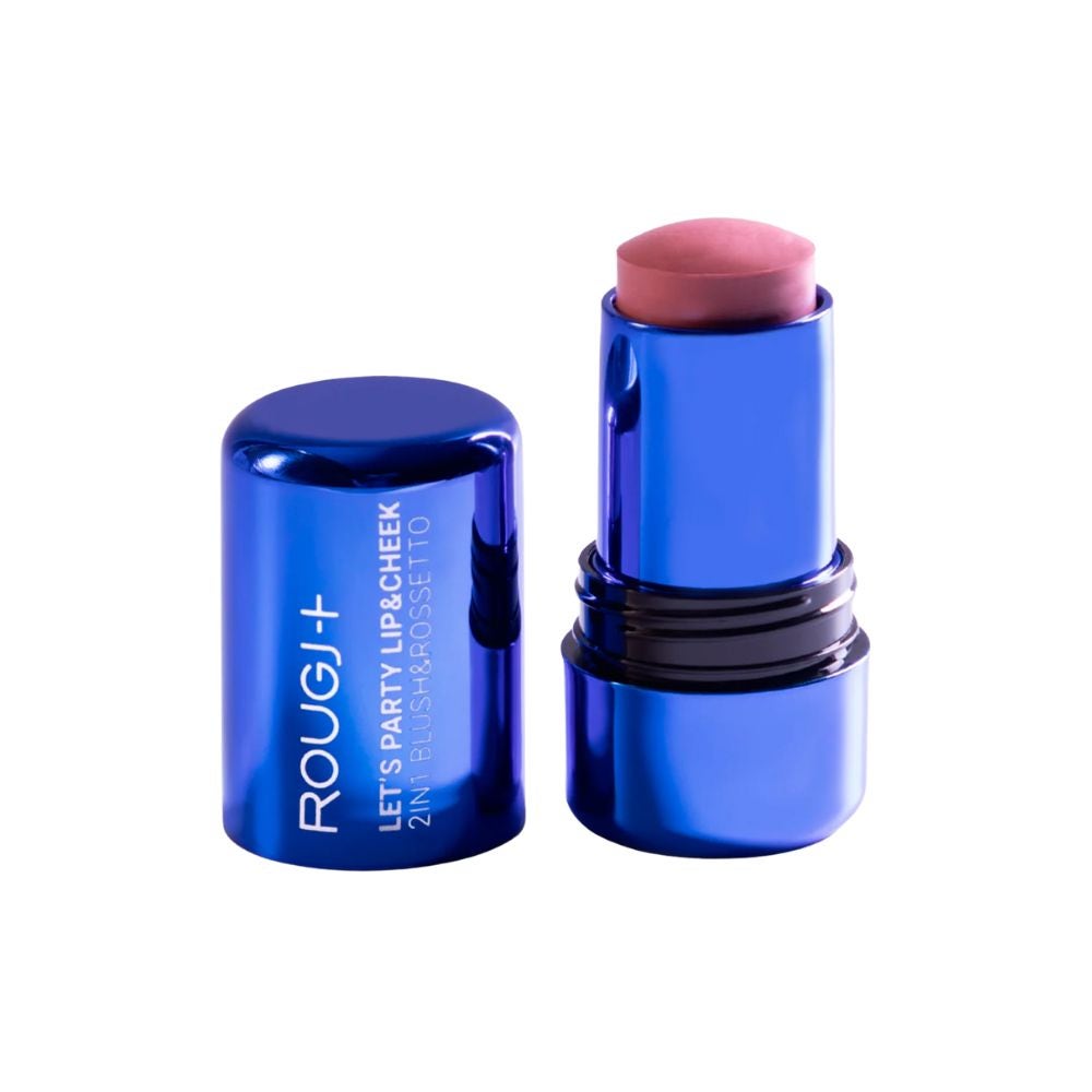 Rougj Let's Party Lip&Cheek 2 in 1 Stick Labbra e Guance colore Malva, 5g