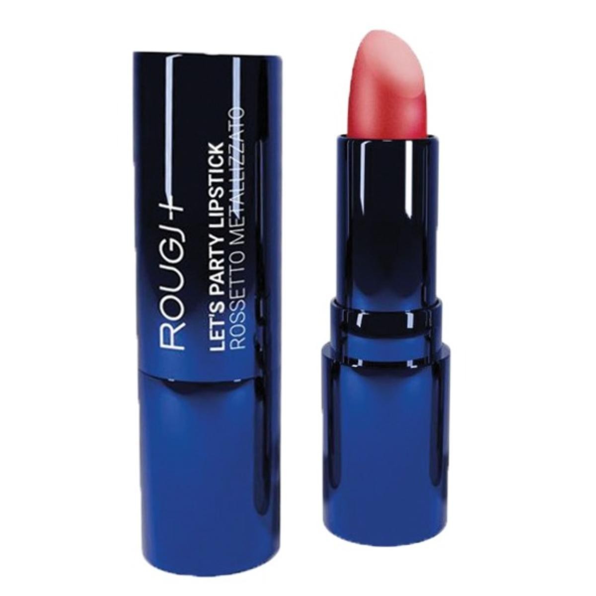Rougj Let's Party Lipstick Rossetto Metallizzato Colore 01 Rose Gold 1 pz Make up