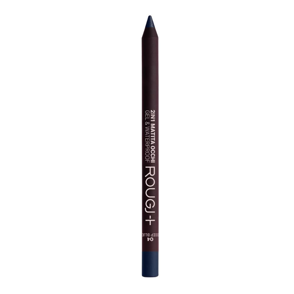 Rougj 2 in 1 Matita Occhi Gel e Waterproof colore 04 Deep Blue, 1.23g — confronto prezzi