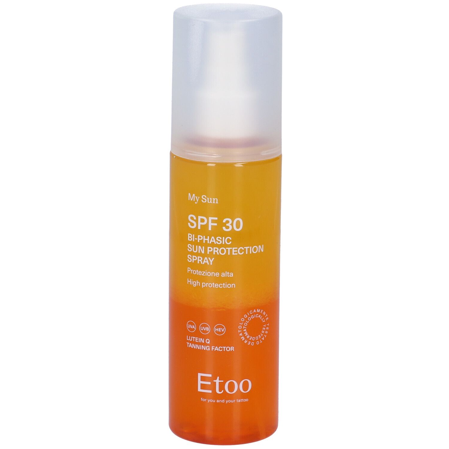 Etoo Biphasic Sun Protection Spray SPF 30 Bifasico Protezione Alta 200 ml