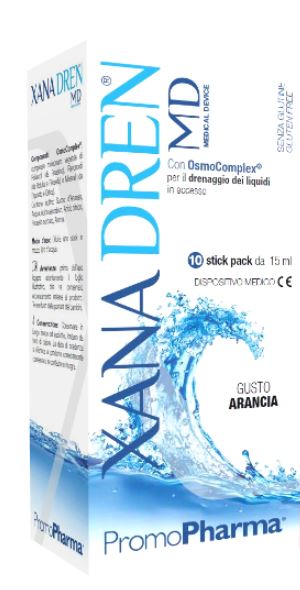 Xanadren MD Drenante Gusto Arancia 10 Stick Pack