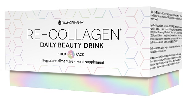 Re-collagen Beauty Drink Integratore Per La Salute Della Pelle 60 Stick X 12ml