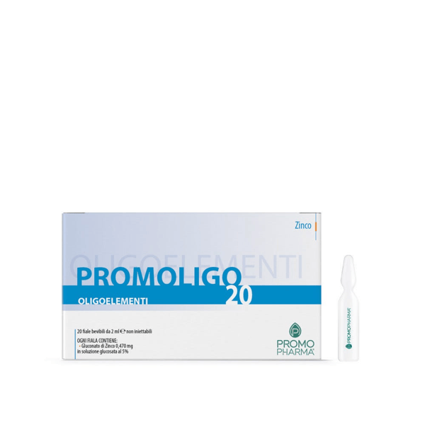 Promoligo 20 ZN Integratore per rafforzare il sistema immunitario 20 Fiale 2ml