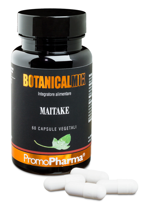 PromoPharma Botanical Mix Maitake - Integratore per le difese, integratore 60 capsule Promopharma