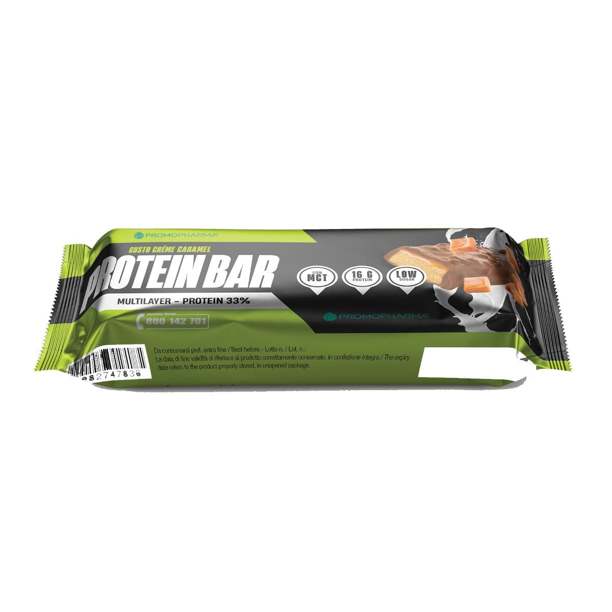 Dimagra protein barretta 33% cream caramel 50 g